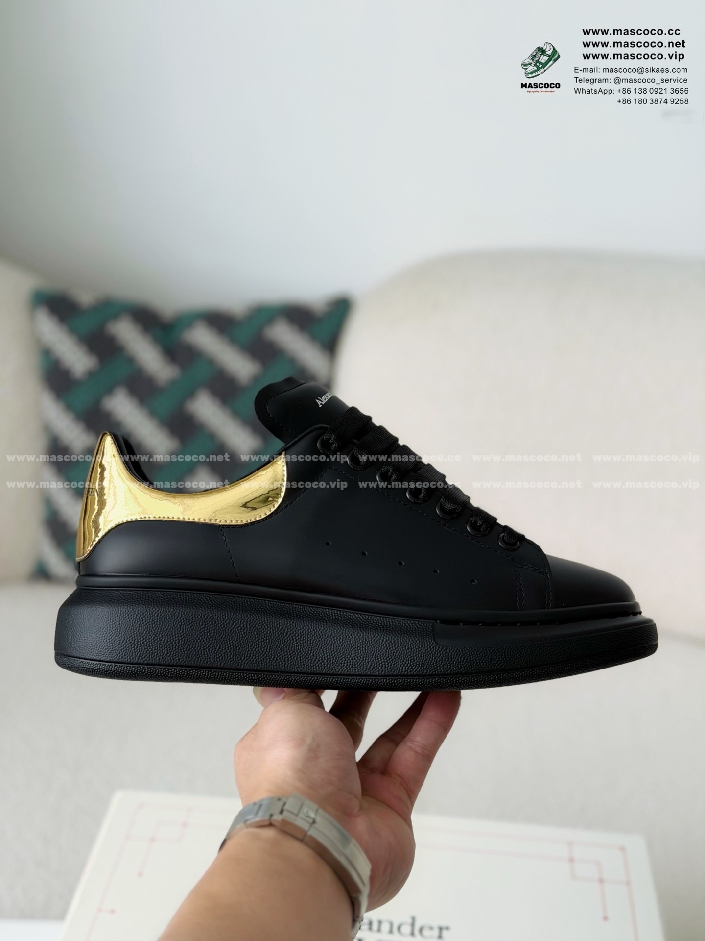 「#6982」Alexander McQueen Oversized Sneakers - Image 6