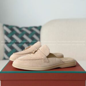 「#6983」Loro Piana Babouche Charms Walk Slippers