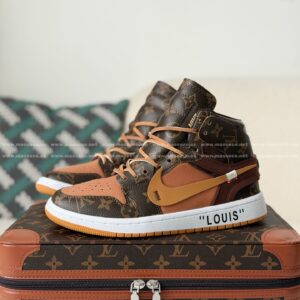 「#7097」LOUIS VUITTON × NIKE AIR FORCE 1 SNEAKER HIGH-TOPS