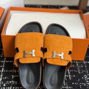「#7116」Hermes Jaures Suede Sandals