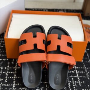 「#7134」Hermes Chypre Calfskin Sandal