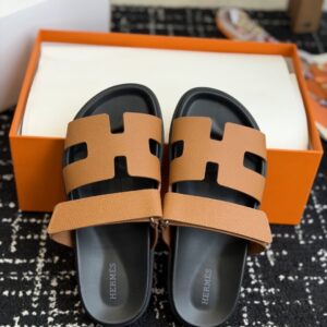 「#7137」Hermes Chypre Calfskin Sandal