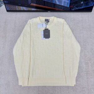 「#7183」Dior Oblique cotton blend jersey crew neck sweater