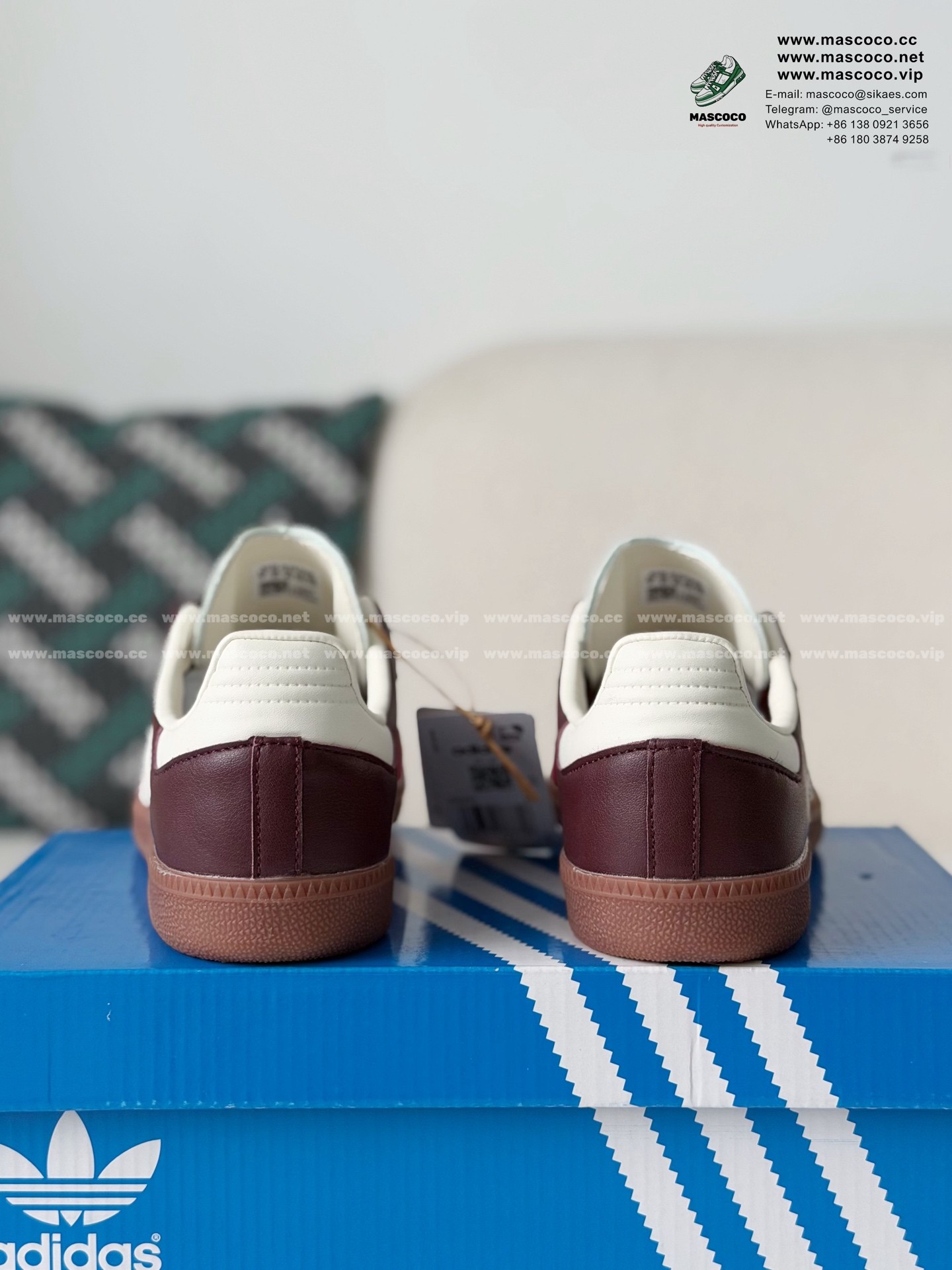 「#7208」ADIDAS Originals Samba Pony Tonal Low-top Sneakers - Image 3