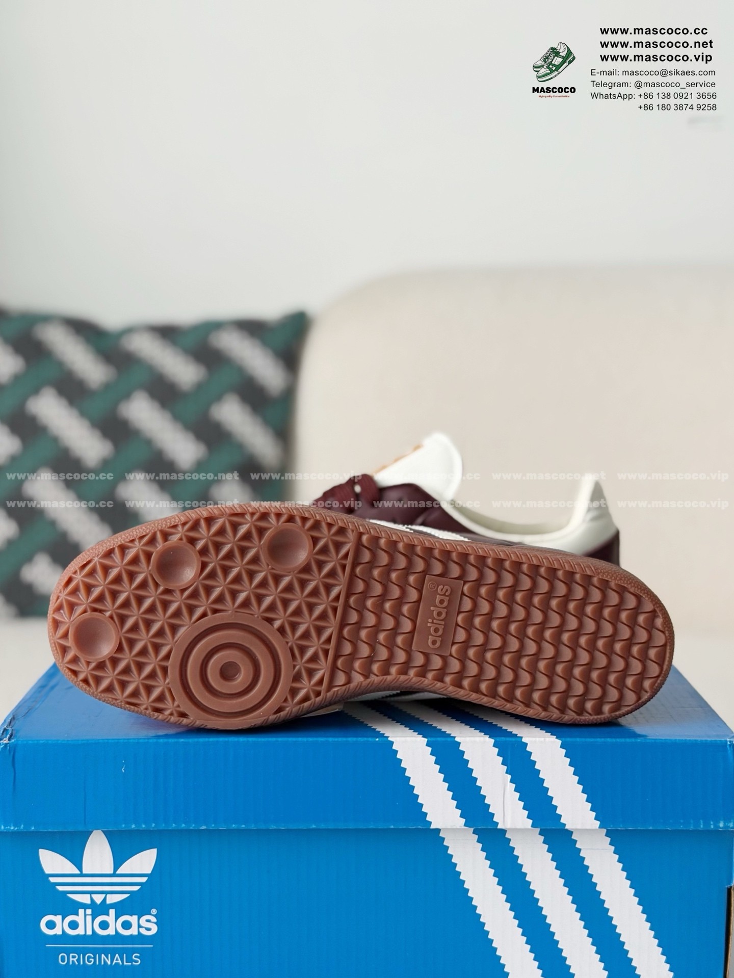 「#7208」ADIDAS Originals Samba Pony Tonal Low-top Sneakers - Image 5