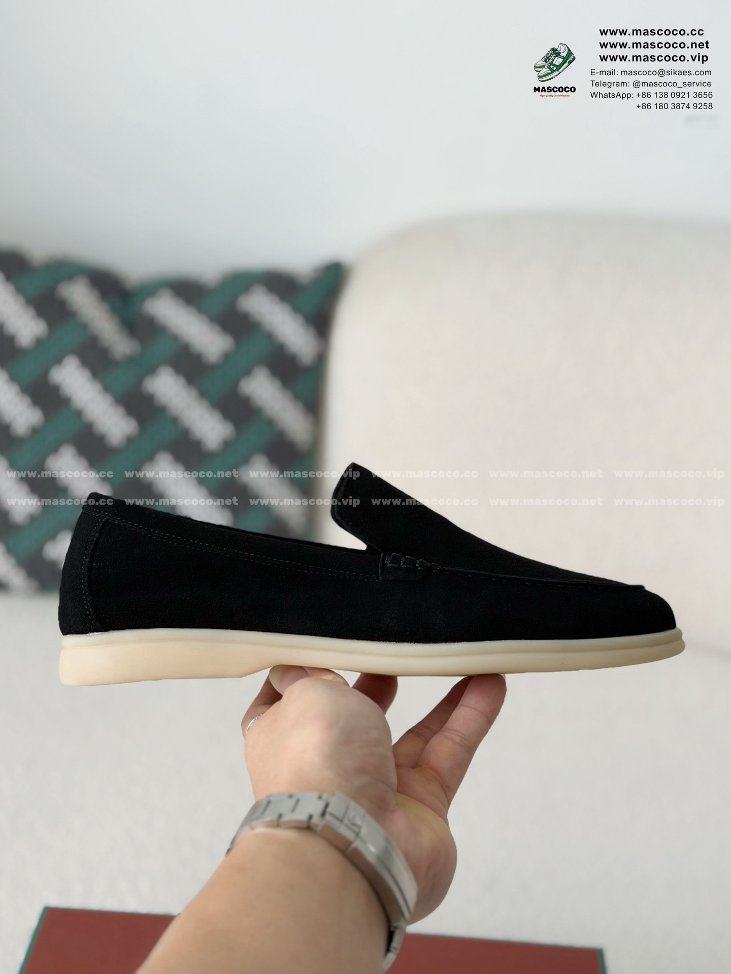 「#7247」Loro Piana Summer Charms Walk Moccasin Shoes - Image 6