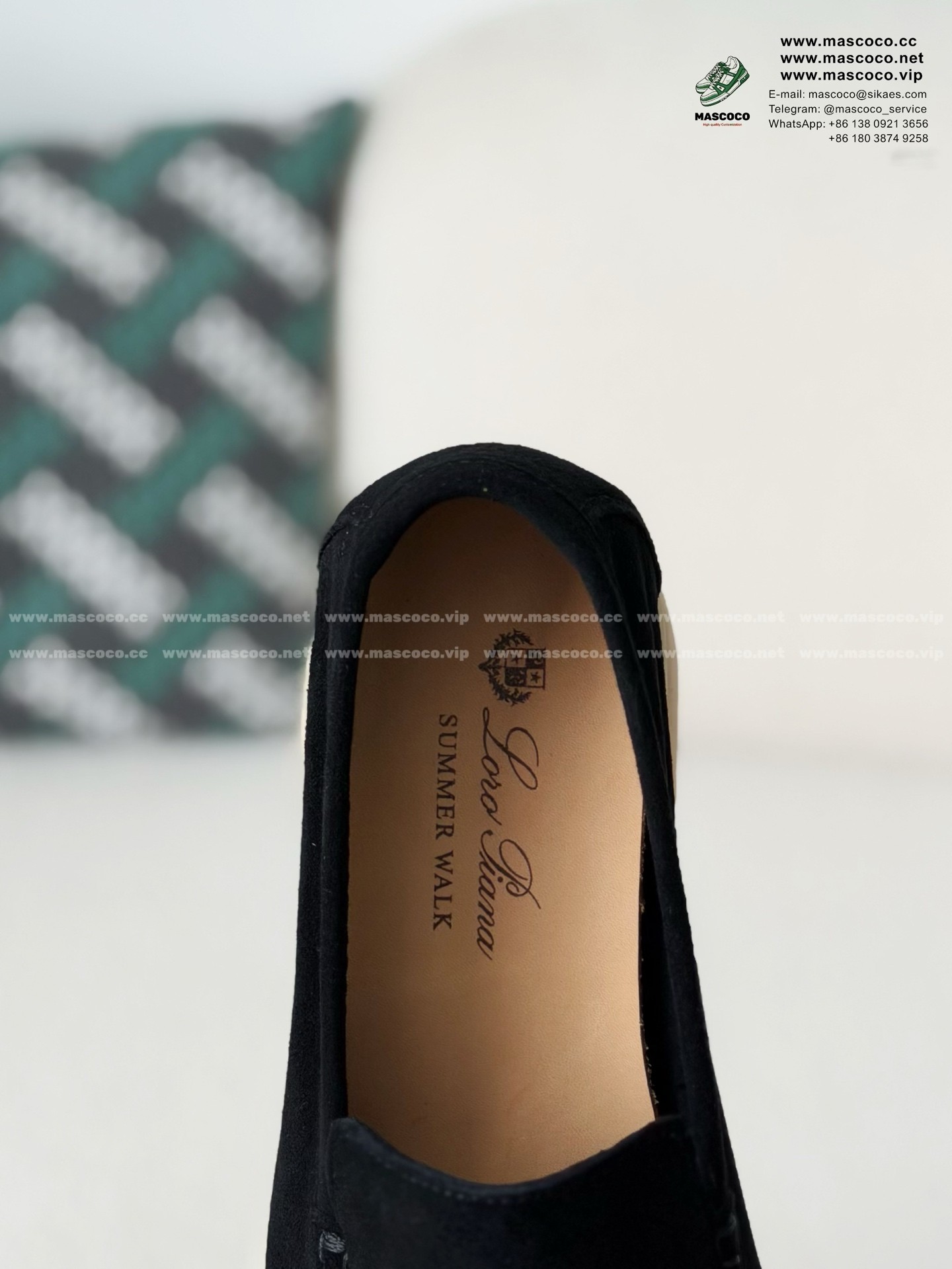 「#7247」Loro Piana Summer Charms Walk Moccasin Shoes - Image 9