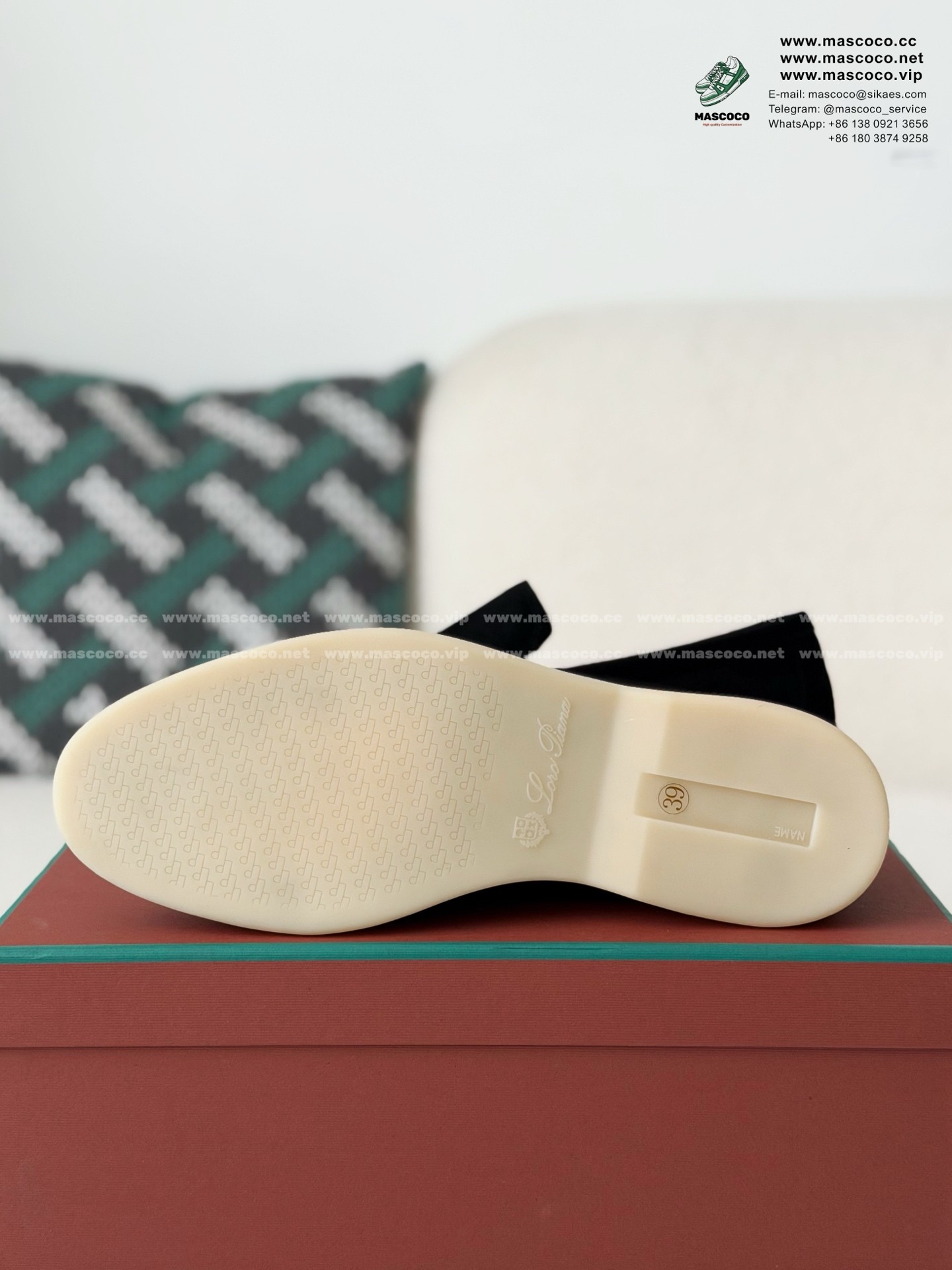 「#7247」Loro Piana Summer Charms Walk Moccasin Shoes - Image 5
