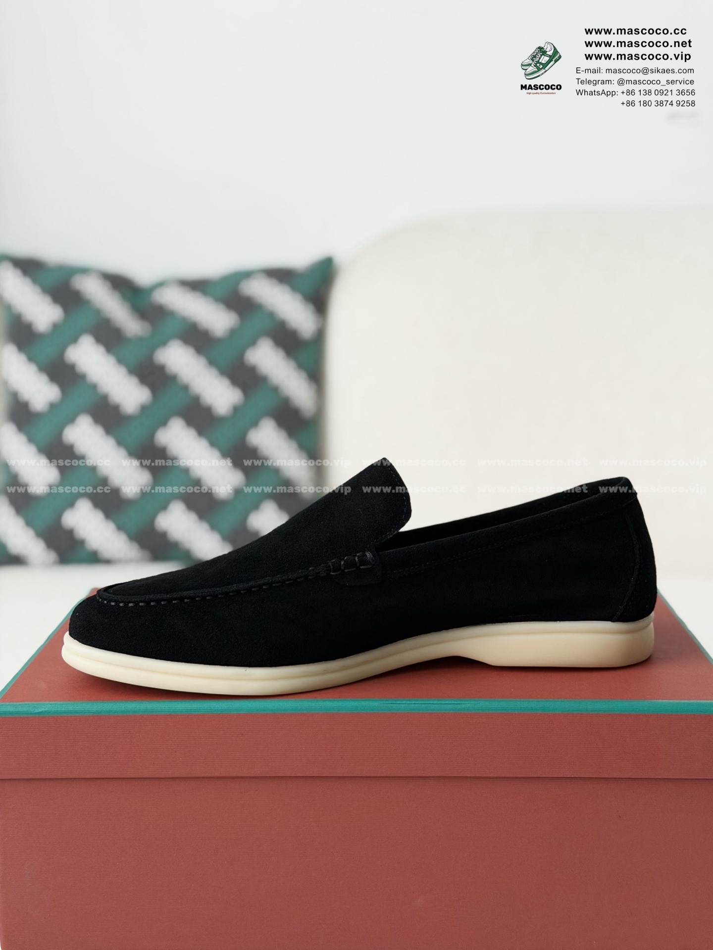 「#7247」Loro Piana Summer Charms Walk Moccasin Shoes - Image 4