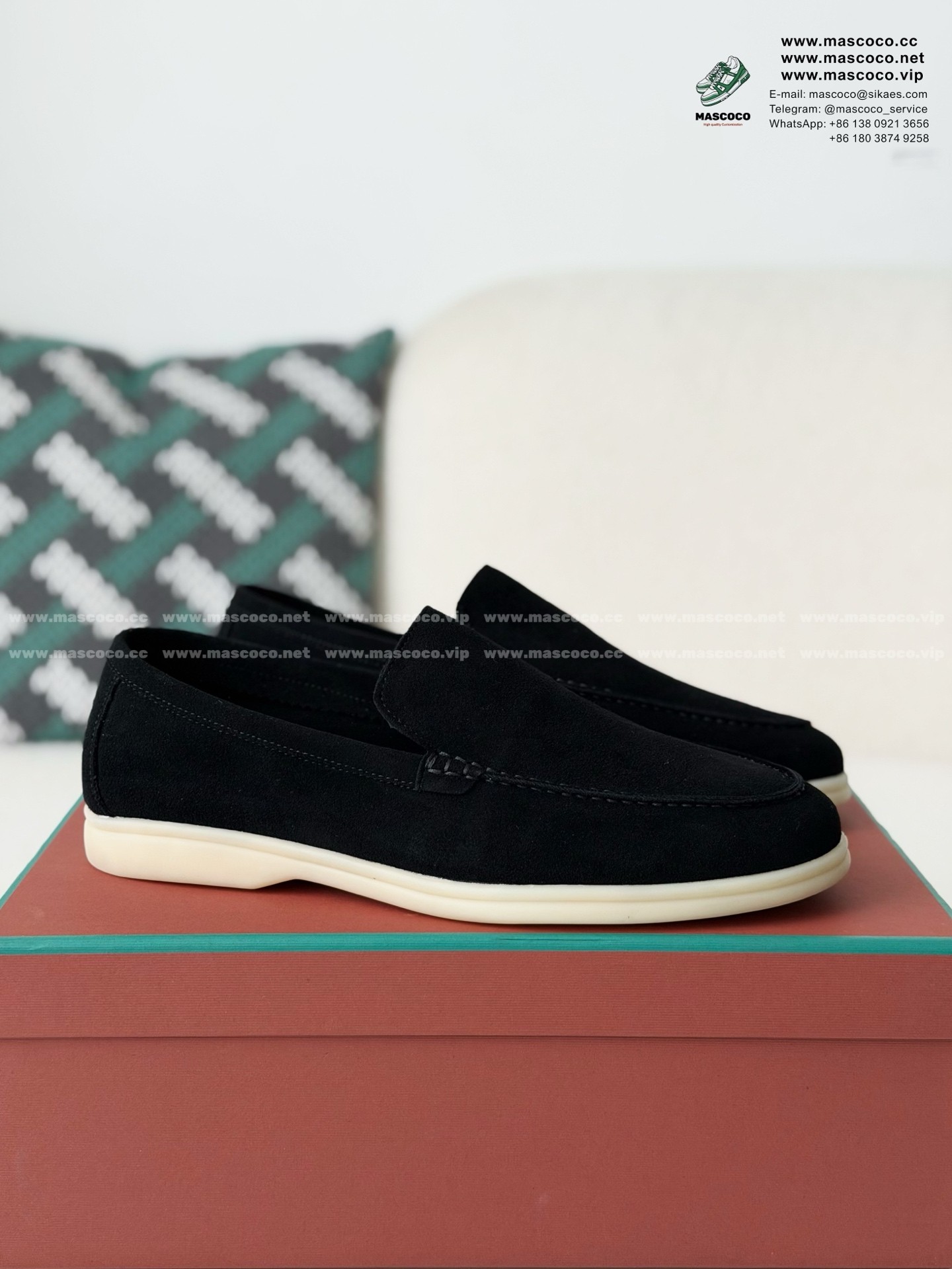 「#7247」Loro Piana Summer Charms Walk Moccasin Shoes - Image 2