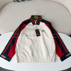 「#4848」Gucci Nylon Contrast Stitching Jacket