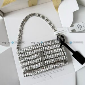 「#7370」YSL Evening Swarovski Crystal Rhinestone Handbag, with Solid Steel Hardware Size：18*7.5*2.5cm