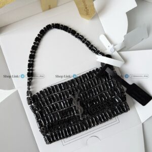 「#7371」YSL Evening Swarovski Crystal Rhinestone Handbag, with Solid Steel Hardware Size：18*7.5*2.5cm