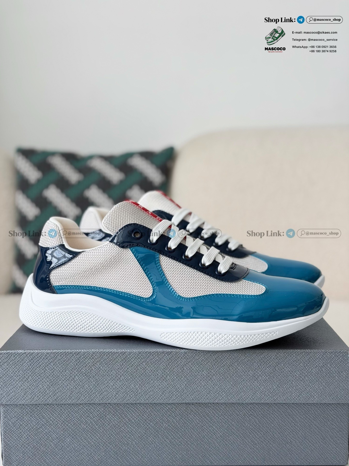 「#7384」Prada Sneakers - Image 2