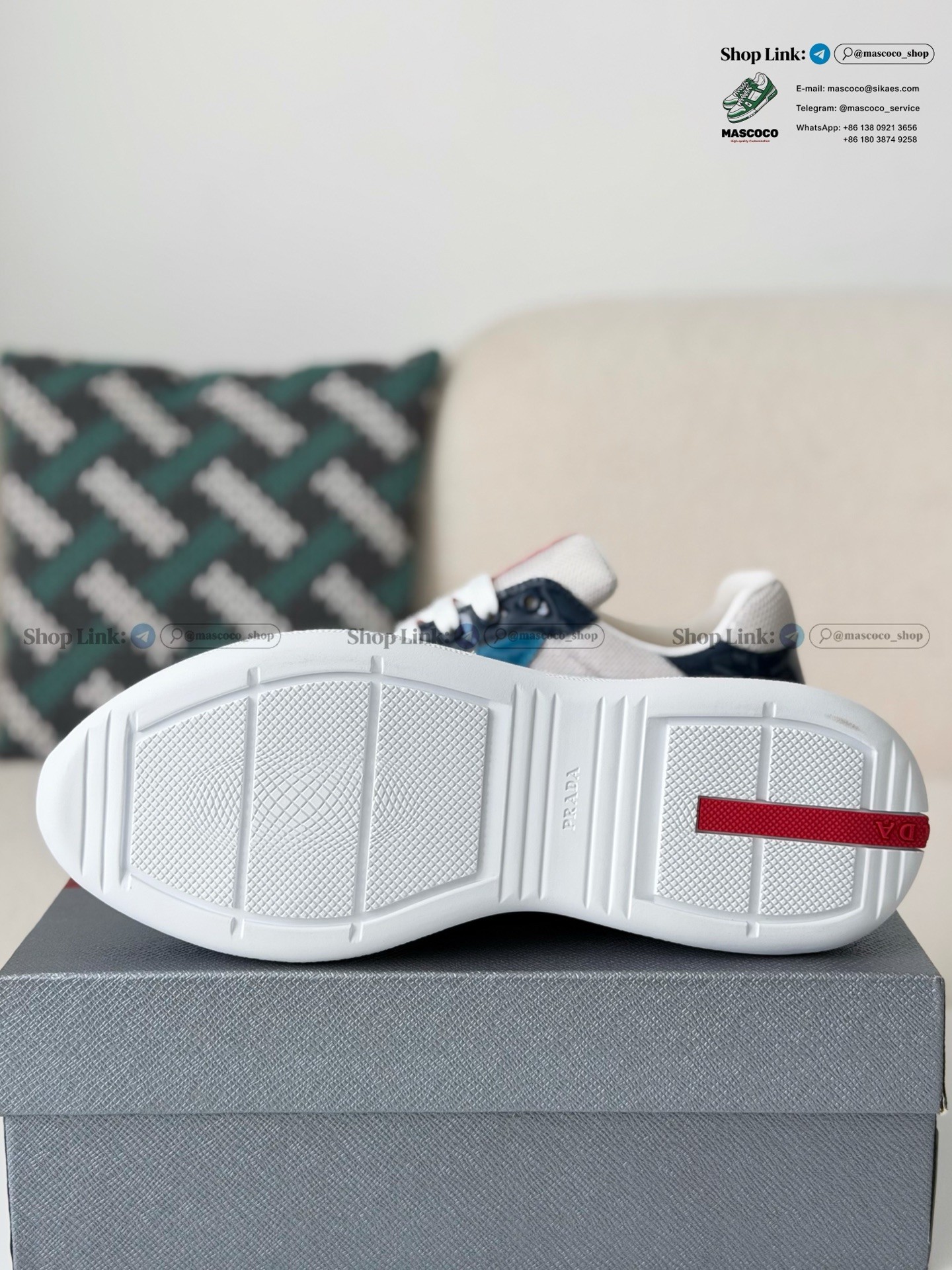 「#7384」Prada Sneakers - Image 5