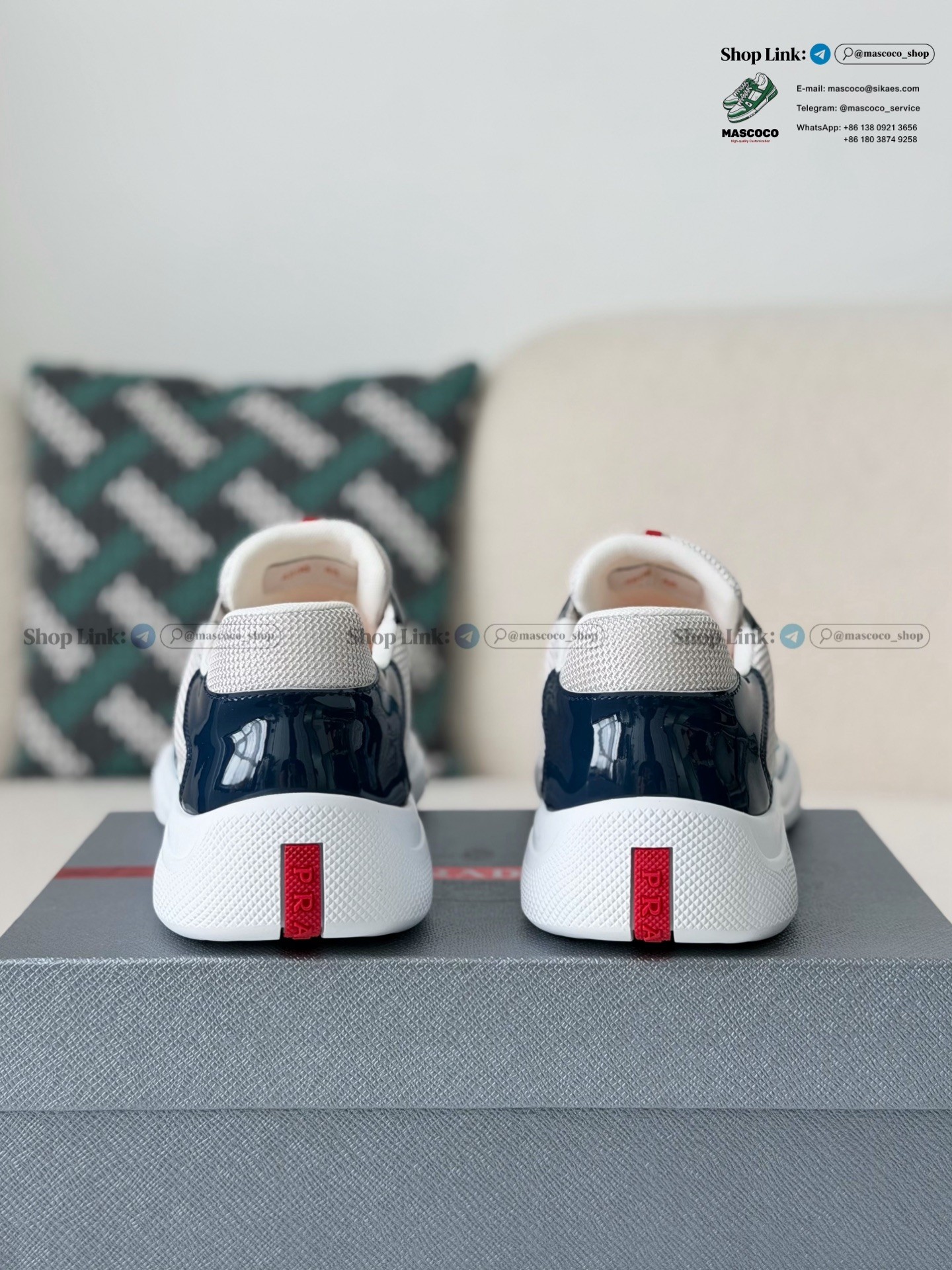 「#7384」Prada Sneakers - Image 3
