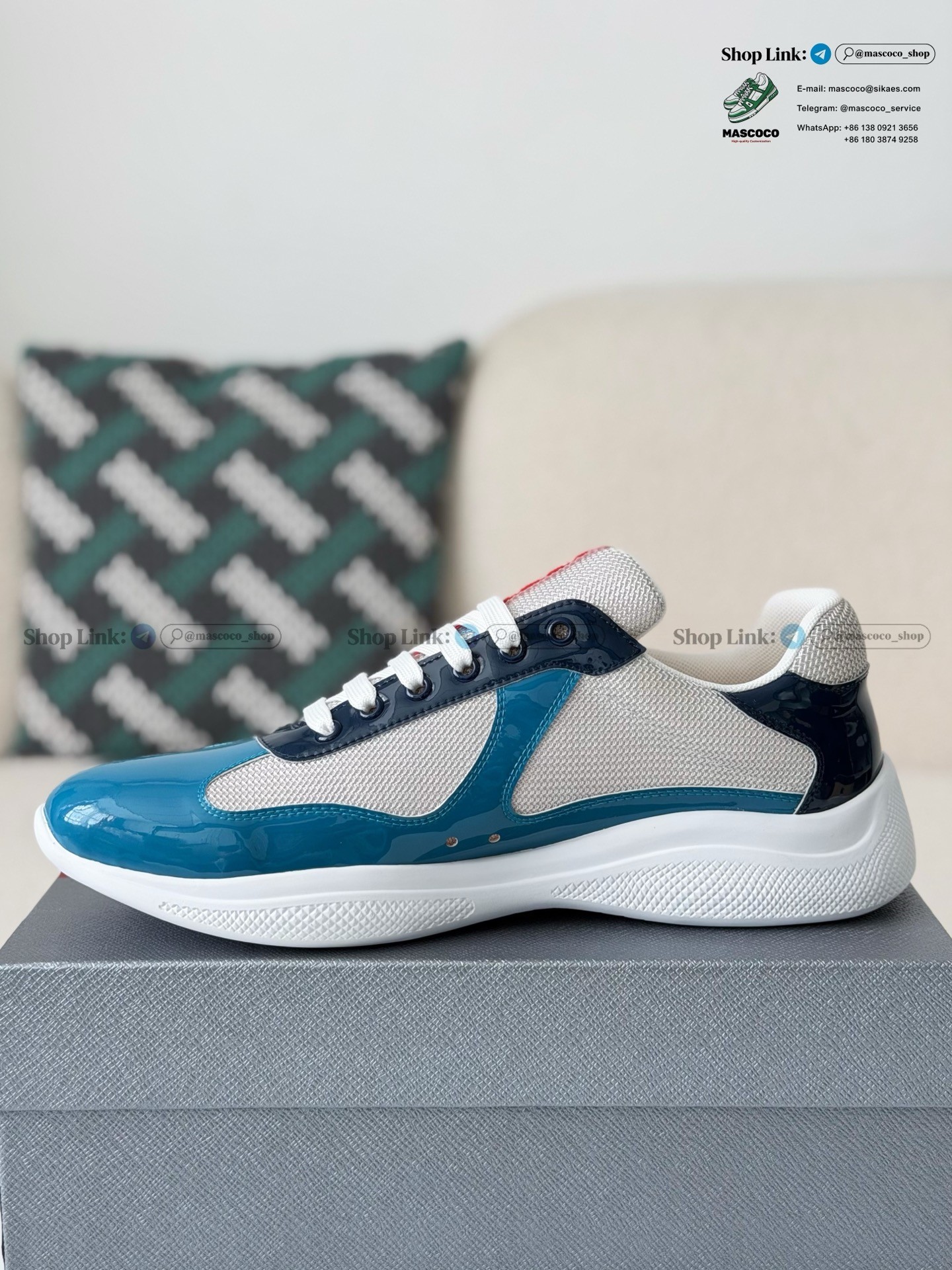 「#7384」Prada Sneakers - Image 4