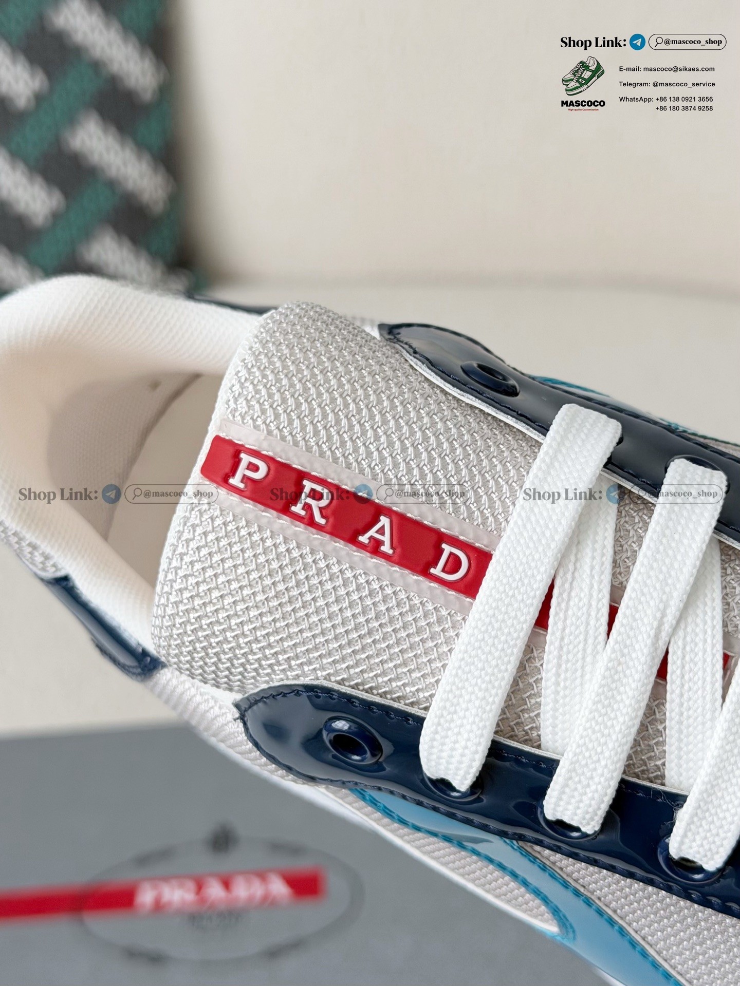 「#7384」Prada Sneakers - Image 10