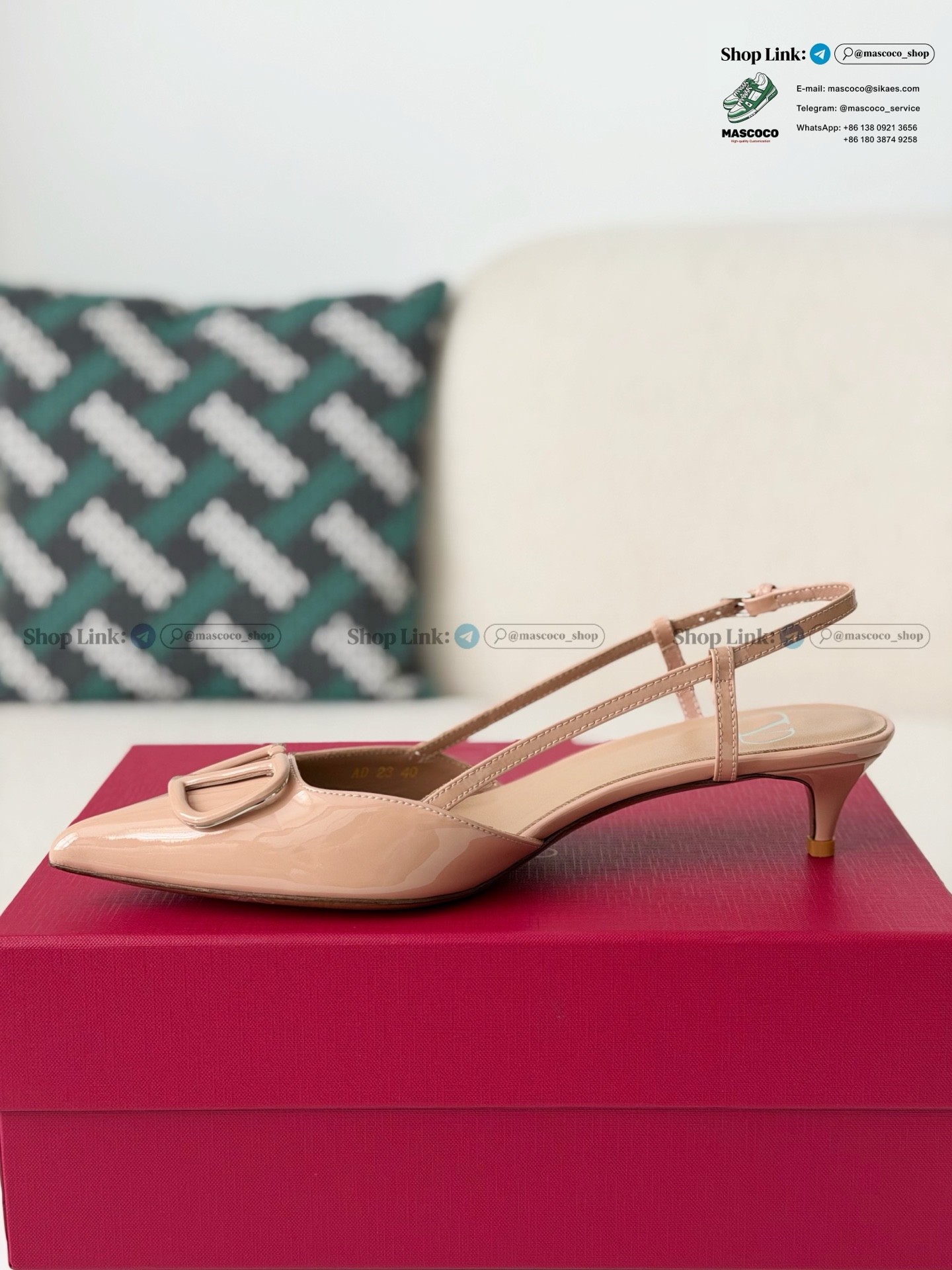 「#7385」Valentino Garavani High Heel - Image 4