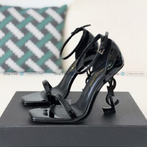 「#7391」YSL Patent Leather Buckle High Heels